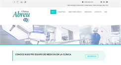 Desktop Screenshot of clinicaabreu.com.do